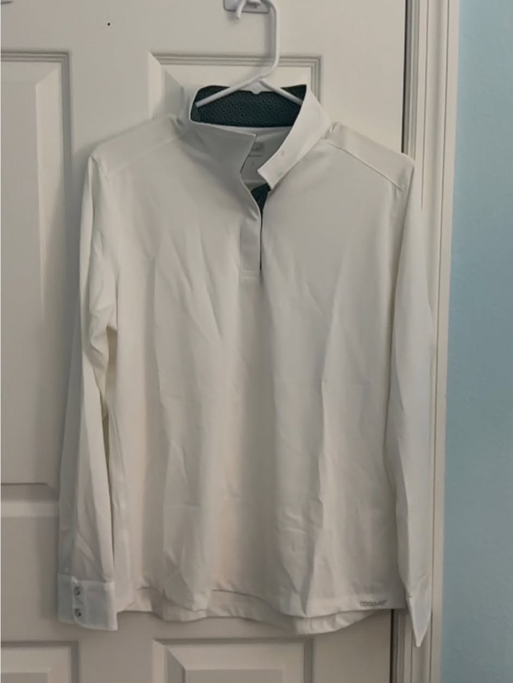 Dover Saddlery Horseback Riding Long Sleeve Polo Size Large